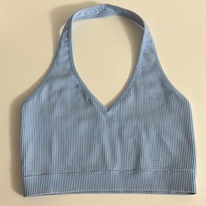 Blue Garage Halter Top